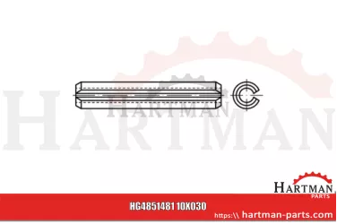 Kołek napinający 10 x 30 mm 200216098