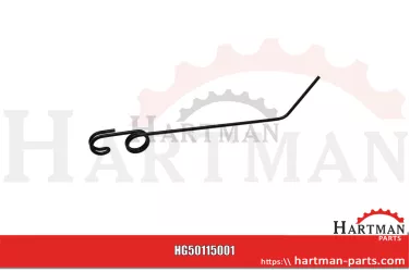 Strohstriegelzinke gerade ø 8/490 mm prosta, (2-rzędowa NLST) 15102, 1