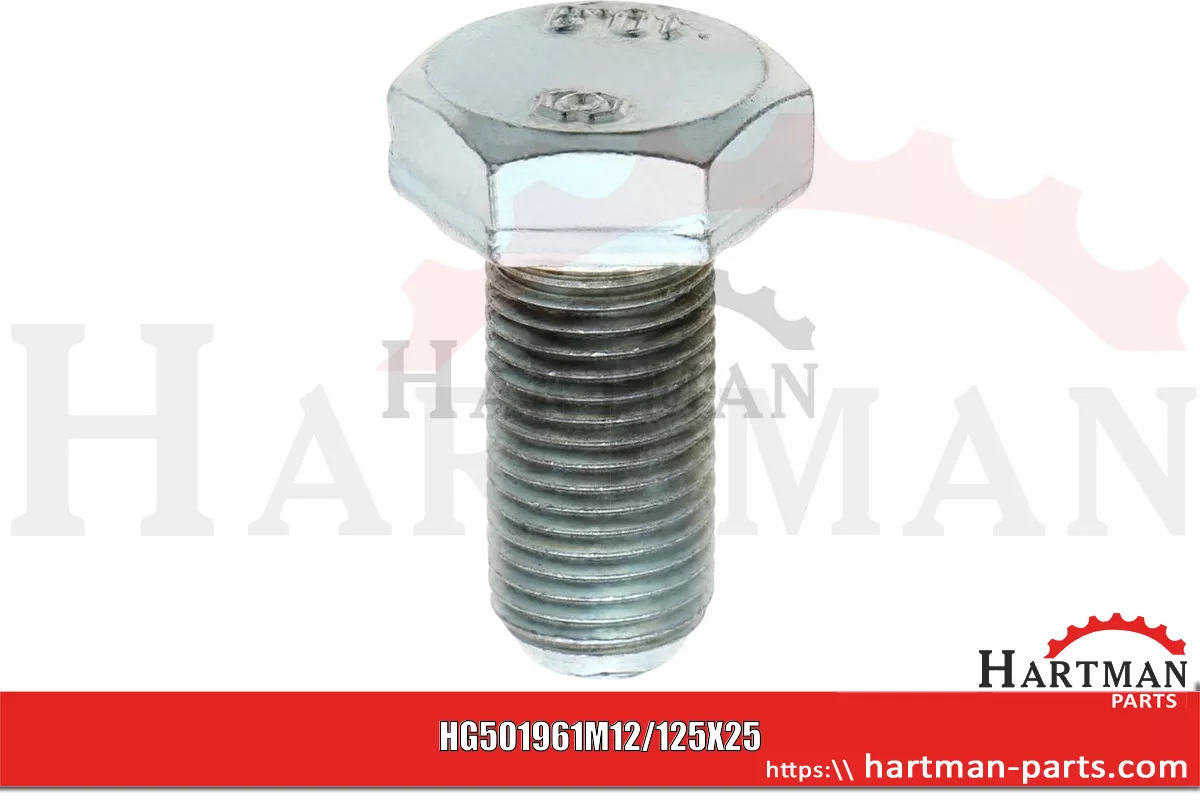 SK-Schraube M12x1,25 x 25 mm 10.9 M 12 x 1,25 x 25 mm - DIN 961 - 10,9