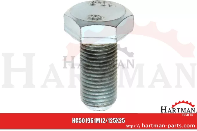 SK-Schraube M12x1,25 x 25 mm 10.9 M 12 x 1,25 x 25 mm - DIN 961 - 10,9