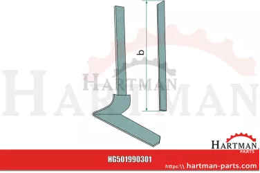 Protractor lewy Rękojeść prosta K.HS 216LG