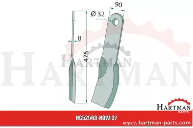 Nóż do mulczowania 74058