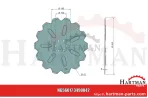 Krój tarczowy uzębiony 3490042,349