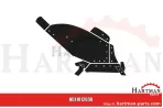 Lemiesz ze śrubami, prawy 16" 85039
