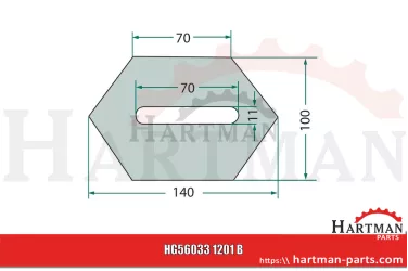 Skrobak metalowy 1201