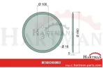 Krój tarczowy gładki, Ø 460 x 5 mm 076406R, KK076406R, 076406, KK07640