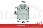 Tuleja 20 x 28 x 30 mm M03400407R, M03400407