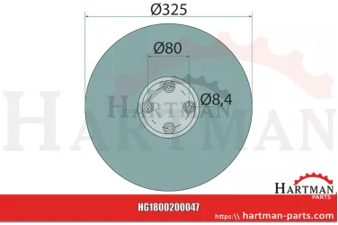 Podkładka gładka, Ø 325 x 3 mm G16044560R, 16044560, 16044560R, G16044