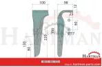 Ząb brony aktywnej prawy, z powłoką 300 x 100 x 12 mm M36100210R, M361