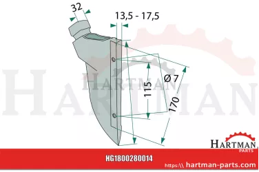 Redlica nawozowa BLA0146