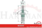 Króciec podwójny do węży ze średnicą wew. 3-4 mm