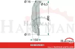 Redlica siew w mulcz VNB0739A