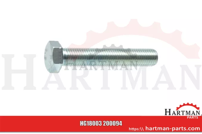 Śruba z łbem 6-kątnym 12 x 30 DIN 931 8.8 ocynkowana 200200094, 200094