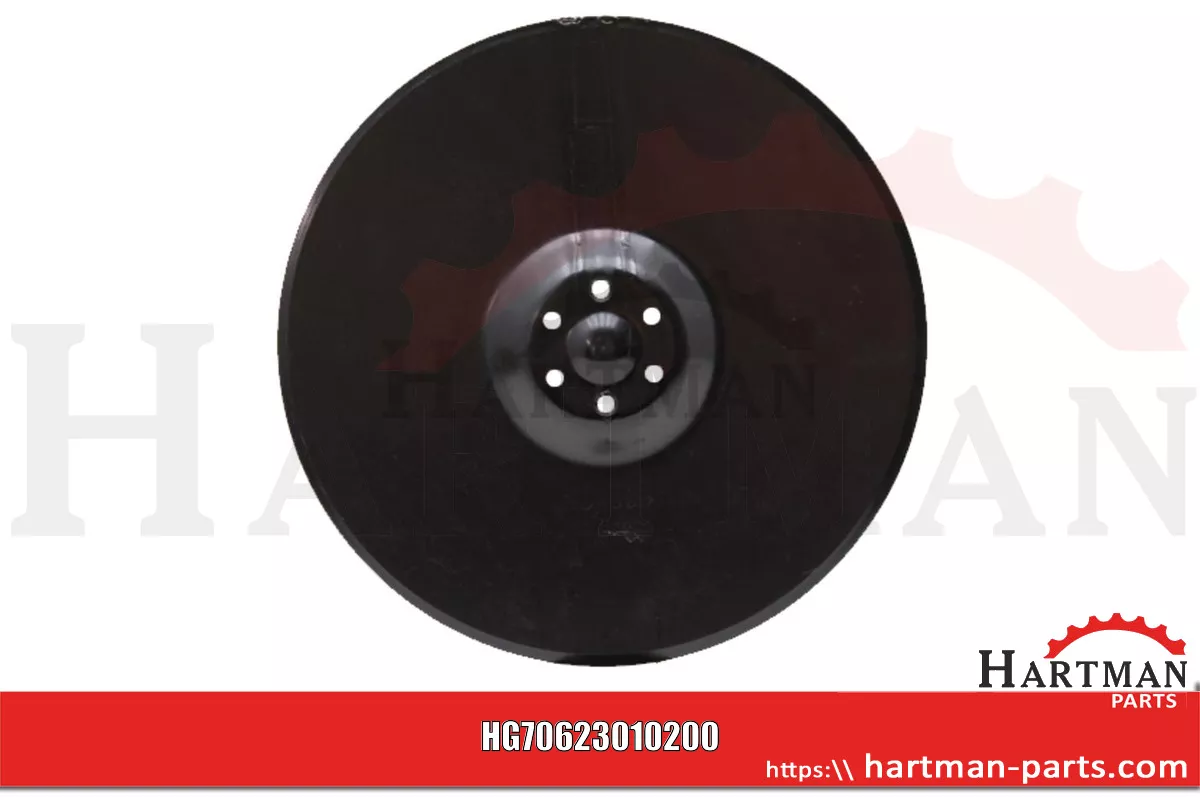 Krój tarczowy sklepiony, z łożyskiem, 6 otworów 6x M8 do TurboDisc i T