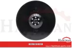 Krój tarczowy sklepiony, z łożyskiem, 6 otworów 6x M8 do TurboDisc i T