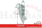 Dziób redlicy do buraków G22270226R, G22270226, 22270226