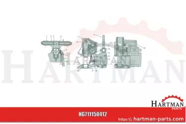 Pokrywa Ø 16,2mm HS1504-2KU-16