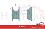 Rama zaczepowa długość 7100 mm, z Piton-Fix, HS 4825-SDF-71