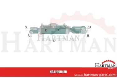 Ramię podnośnika hydraulicznego Sperrblock mit 3/8" Gewinde