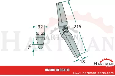 Ostrze „Agrilla Super” 302300-25, 302300