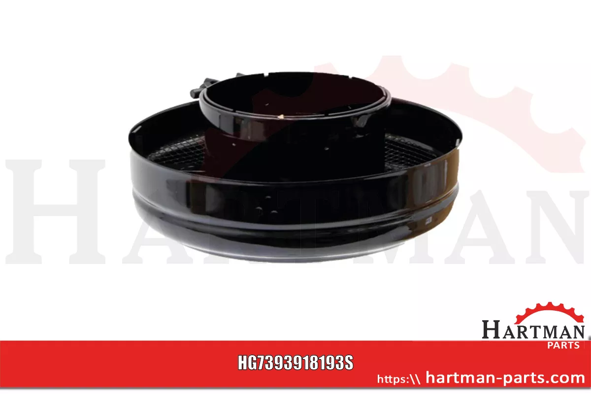 Osłona przeciwwietrzna czarna metal 391820500