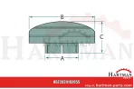 Osłona przeciwwietrzna czarna metal 391820500