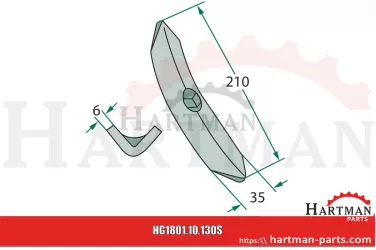 Zestaw redlic 210 mm w zestawie 25 x standardowa redlica K25 (1801.10.