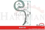 Ząb „Agrilla Cobra" kpl. z redlicą i śrubą 428797, 422760