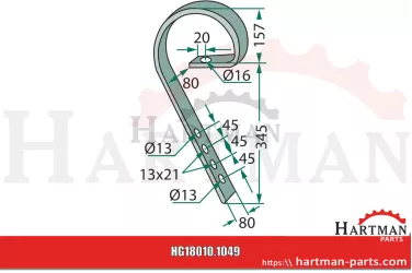 Ząb belki polowej CB 202181