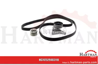 Zestaw z paskiem AL166836 + AL156090 + AL157596 + L155538