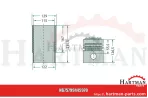 Zestaw naprawczy silnika 3 pierścienie, Ø 115 mm sworzeń Ø 42 x 97 mm