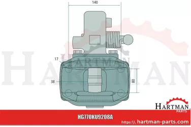 Zaczep automatyczny z kołnierzem 8002791