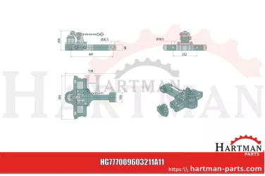 Płyta nośna K80® MF Dyna-6 7719-7726