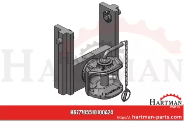 Zugmaul Manuell absteckbar W309 S30 MF C