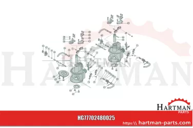 Pokrywa A11 z kabłąkiem zabezpieczającym system Fendt 10