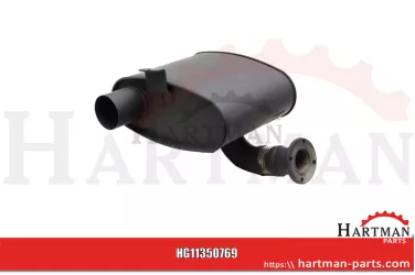 Rura wydechowa bez kratki ochronnej 82025974, 82025973