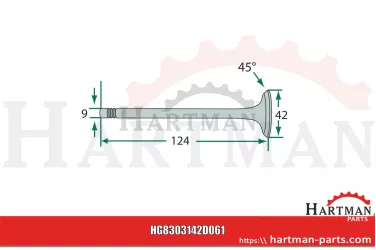 Zawór wydechowy 3142D061