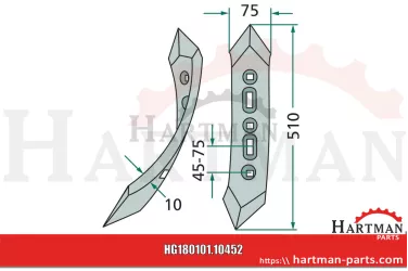 Redlica lewa, z powłoką od spodu 78708677,180101