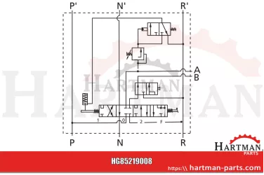 Rozdzielacz hydrauliczny do wyboru funkcja jedno lub dwustronnego dzia