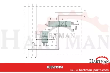 Dodatkowy rozdzielacz hydrauliczny system AK 0521610000, 0521610003, 0