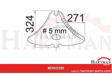 Nóż odwracalny 434.148, 434.151, 434.182