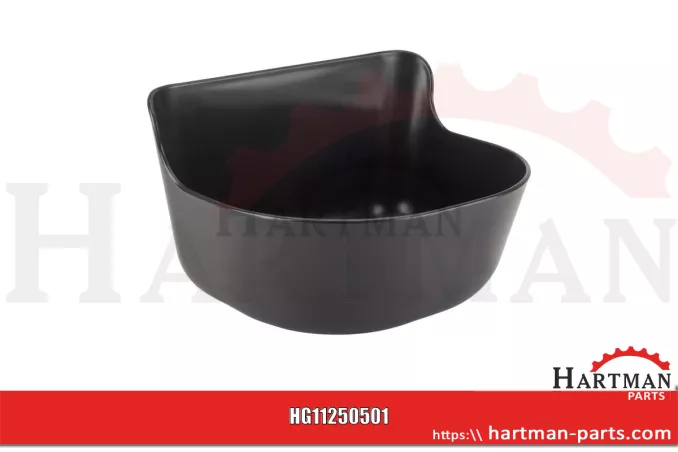 Koryto dla cieląt i podudzi czarny 38122208002
