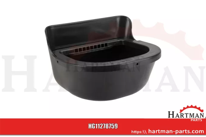 Koryto do karmienia źrebiąt czarny, z kratką 38122209002