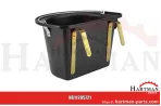 Koryto do karmienia turniejowego czarny, z uchwytem i hakiem 381222060