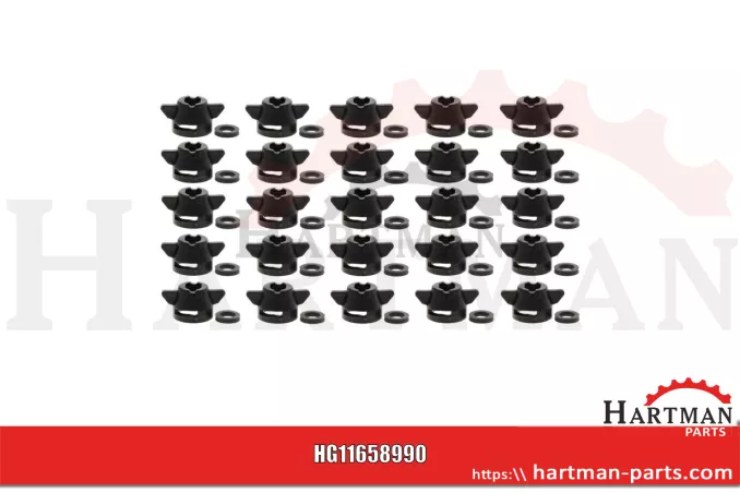 Nakrętka bagnetowa SW8/10 czarna VE25 typ H 0900785600401