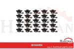 Nakrętka bagnetowa SW8/10 czarna VE25 typ H 0900785600401