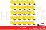 Nakrętka bagnetowa SW 8/10 żółta Uniwers Y8253C00010000