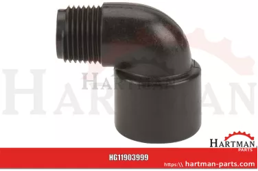 Kolanko 90°, 3/8″