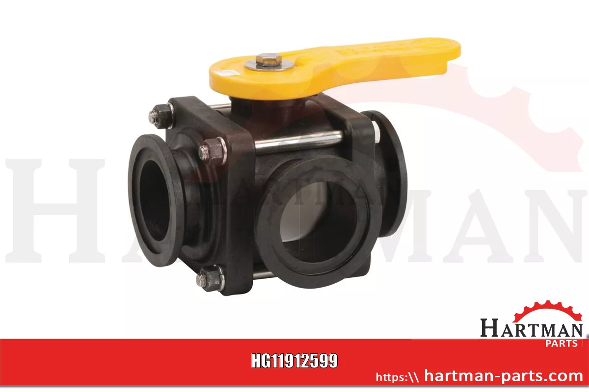 Zawór kulowy 3-drożny FP 2″ 04002989