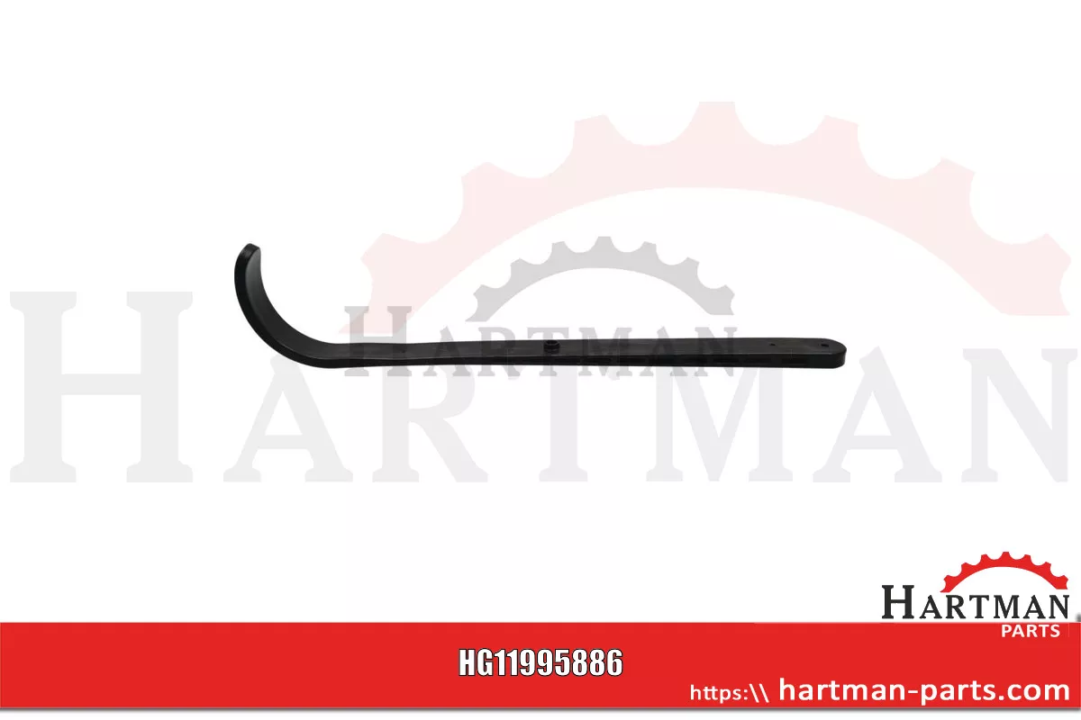 Płoza z tworzywa sztucznego 56 x 775 mm HDPE Schwarz 942280